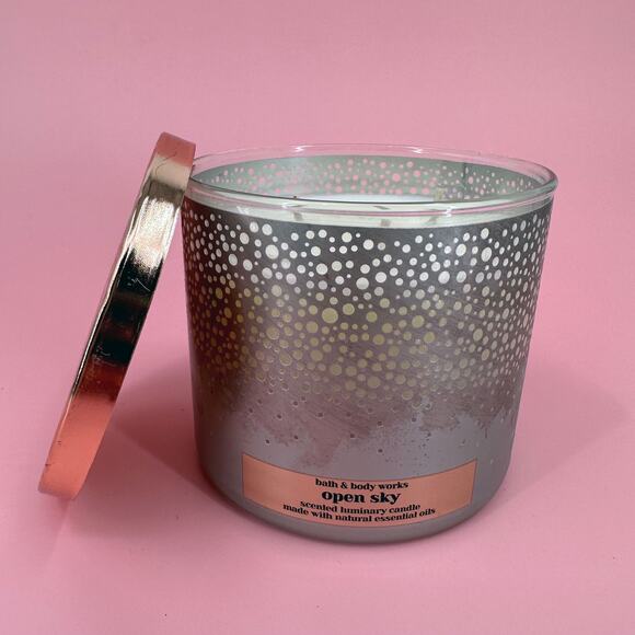 Open Sky Candle Bath and Body Works 3 Wick Scented Jar 14.5 oz 411g - Picture 1 of 3